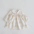 Long sleeve doll collar flower embroidered skirt ha clothes climbing clothes jumpsuit sister outfit